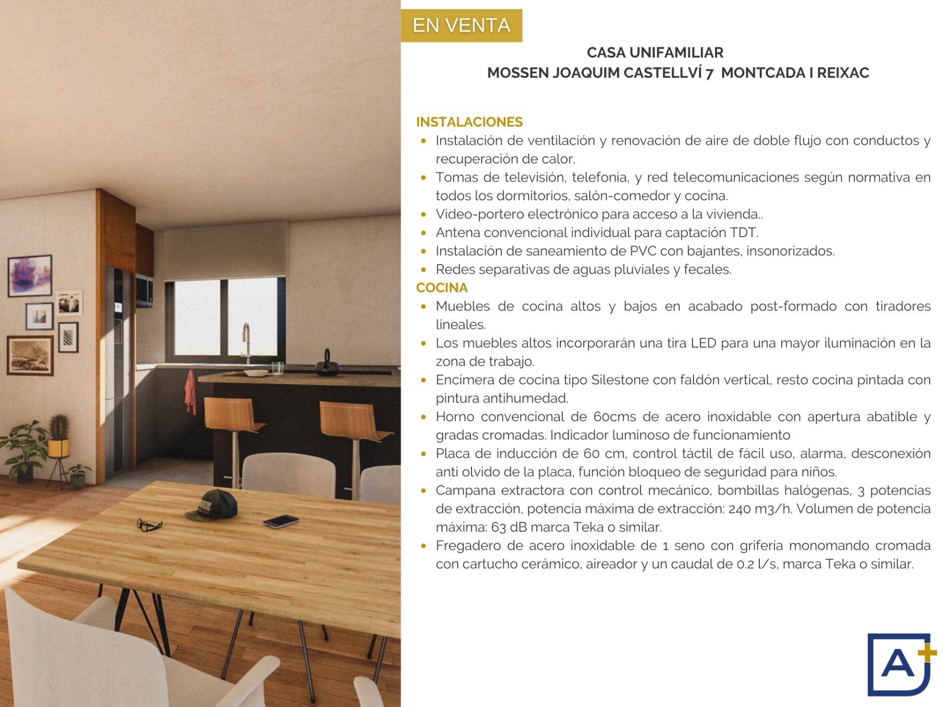 CARRER MOSSEN JOAQUIM CASTELLVÍ 7 – MONTCADA I REIXAC VIVIENDA UNIFAMILIAR (1)